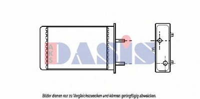 AKS DASIS 039010n -  Теплообменник, отопление салона